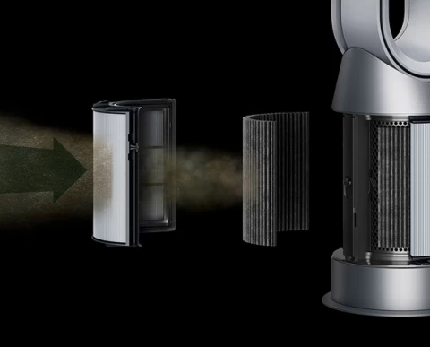 dyson hot&cool 2017年 Dyson AM09 扇風機 hot+cool 2017年製 タワーファン ダイソン