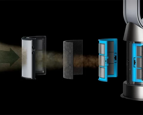 Dyson Purifier Hot+Cool™ Formaldehyde HP09 - oczyszczacz powietrza
