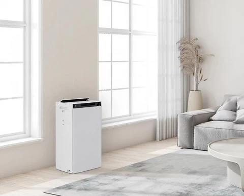 Sharp KI-TX100EU-W - oczyszczacz powietrza z nawilżaczem i