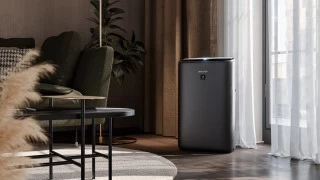 Sharp UA-KIN40E-H - oczyszczacz powietrza z nawilżaczem w
