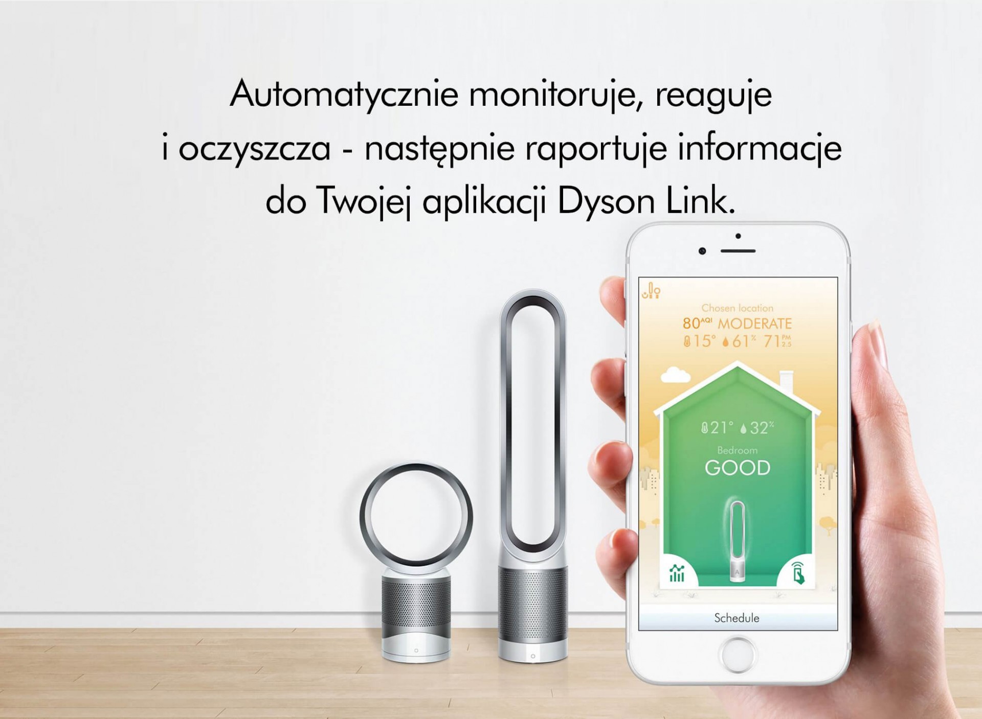 Dyson Pure Cool Link TP02 aplikacja