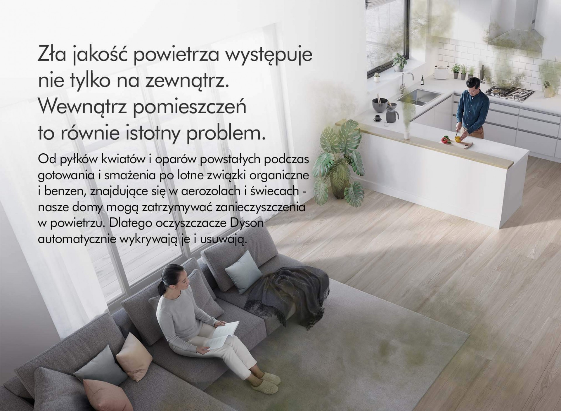 Dyson Purifier Cool TP07 jakość powietrza