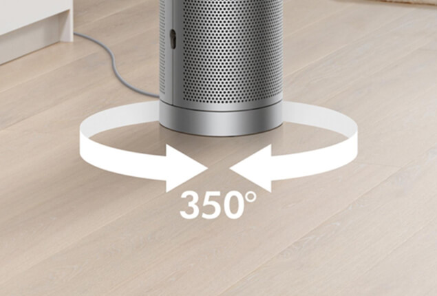 Oscylacja o kącie 350°