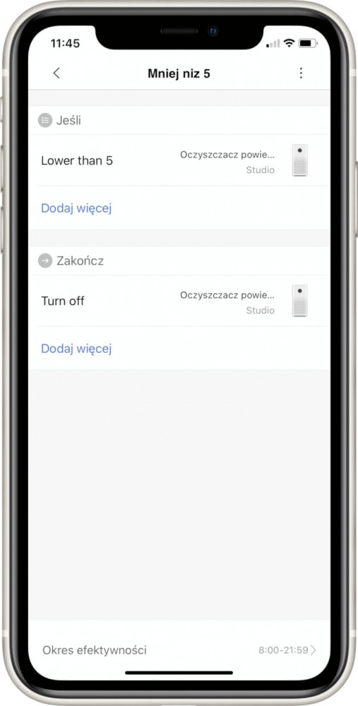 Automatyzacja Xiaomi – mniej niż 5