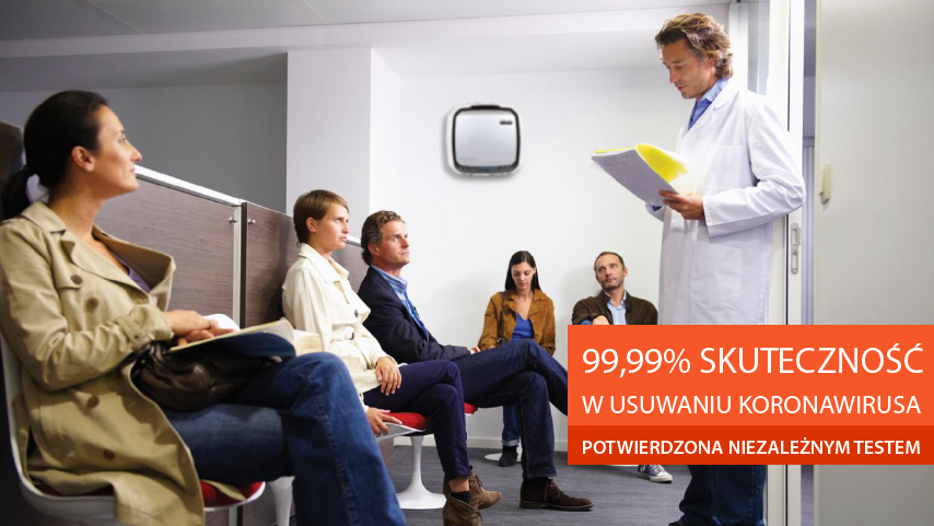 Oczyszczacz Fellowes skuteczy w usuwaniu koronawirusa