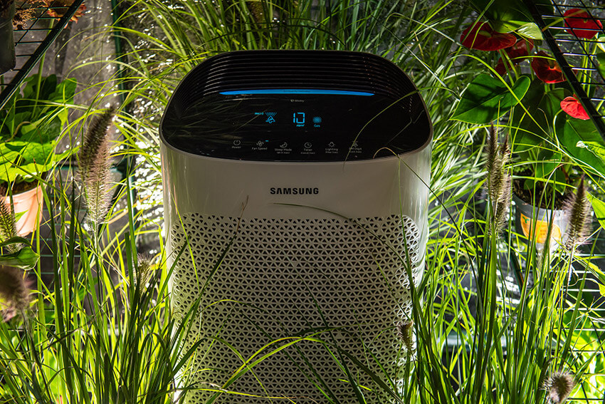 Oczyszczacz Samsung w zieleni