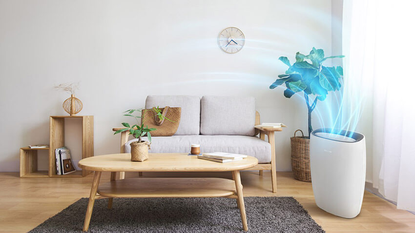 Aranżacja oczyszczacza Toshiba CAF-X50XPL