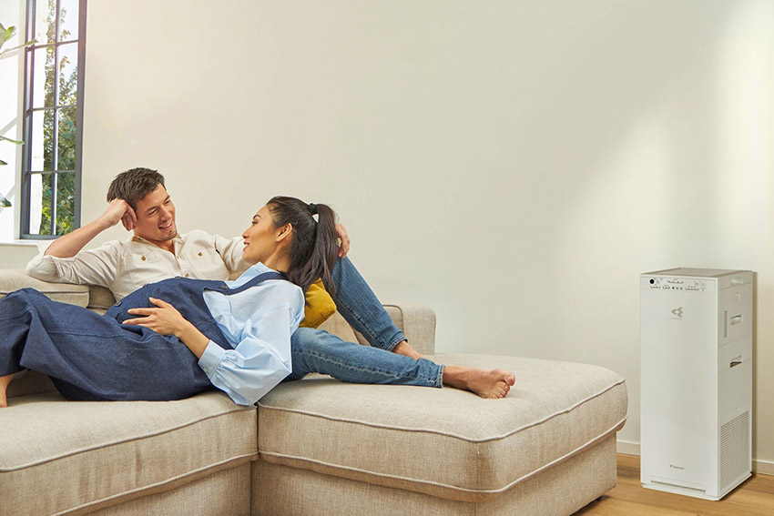 Daikin MCK555A jako oczyszczacz powietrza z nawilżaniem i trybem antyalergicznym