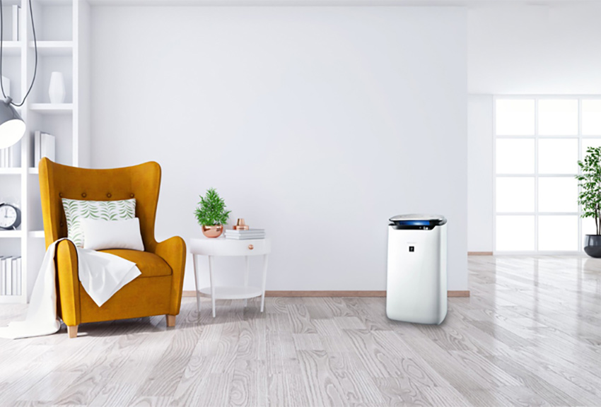 Aranżacja oczyszczacza Sharp FP-J60EUW