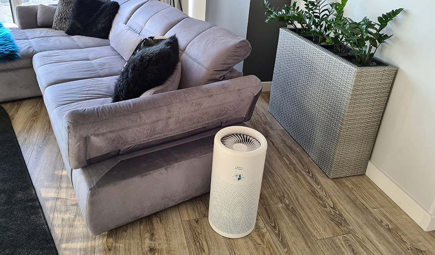 Oczyszczacz LIFAair w salonie