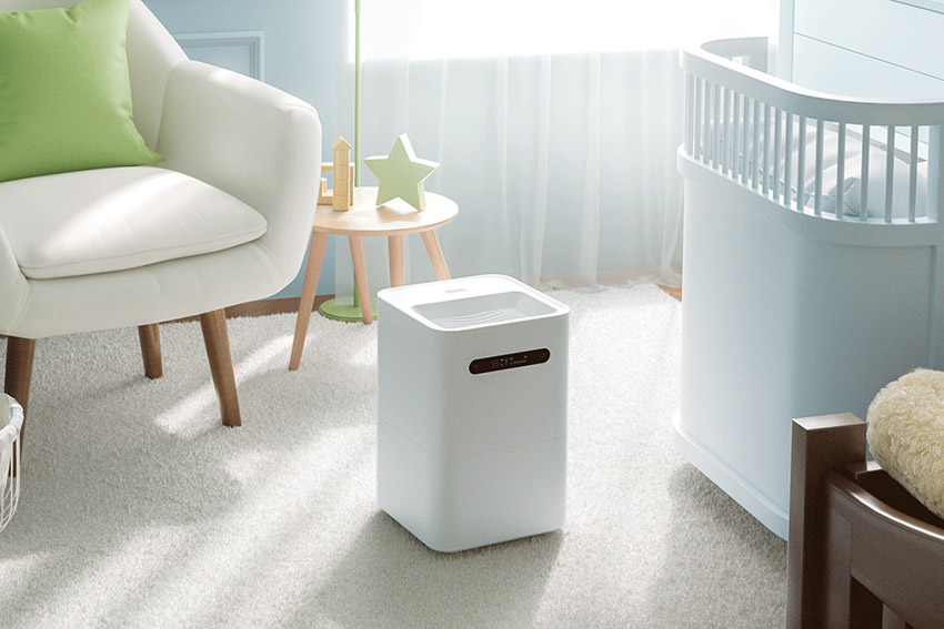 Nawilżacz powietrza Xiaomi - aranżacja w pokoju dziecięcym