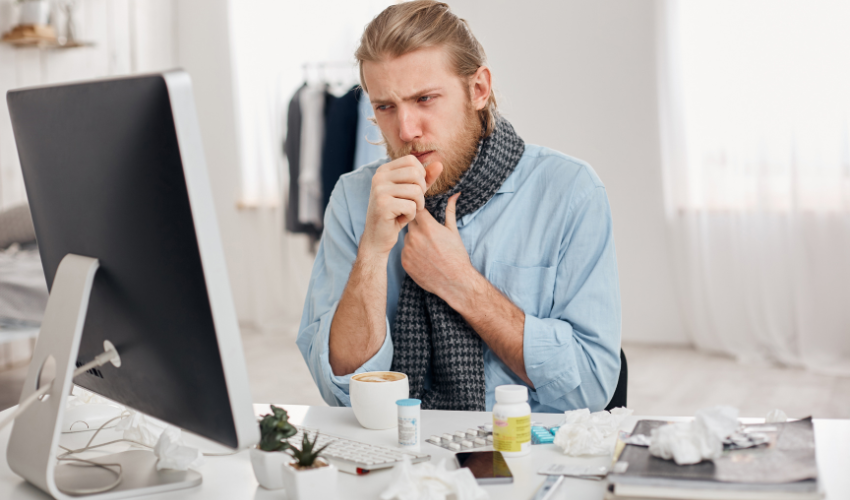 Objawy zbyt suchego powietrza mogą być mylone z przeziębieniem