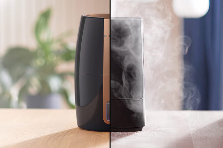 Zwykły nawilżacz ultradźwiękowy vs nawilżacz ewaporacyjny Philips