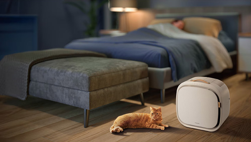 Philips AC3360/11 PureProtect Pet w domu ze zwierzęciem