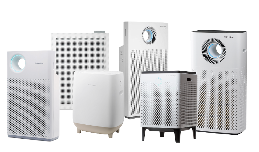 Porównanie wyglądu oczyszczaczy Coway