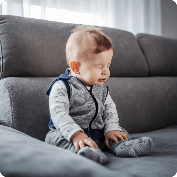 Dziecko z objawami alergii