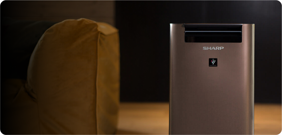 Aranżacja oczyszczacza Sharp