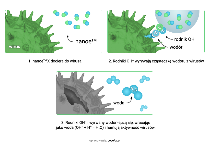 technologia nanoe w zwalczaniu wirusów