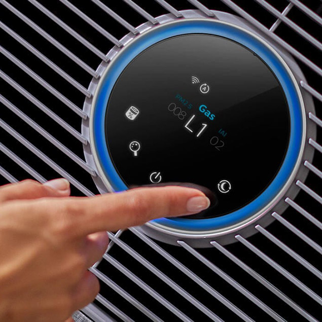 Wyświetlacz w oczyszczaczu Philips Dual Scan AC3858/51