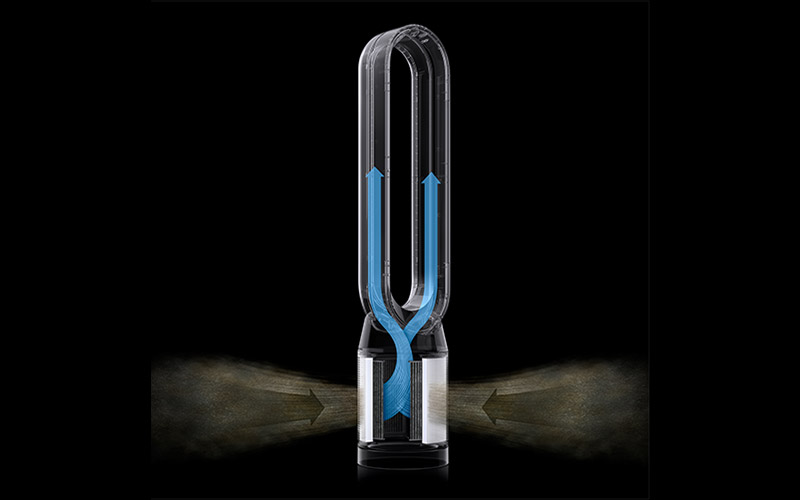 Dyson Purifier Cool™ TP07 poziomy filtracji