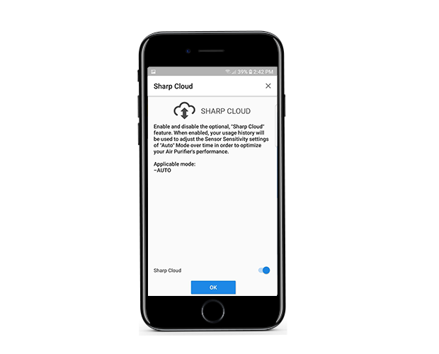 Zrzut z aplikacji Sharp