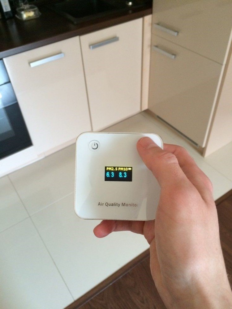 pomiar zanieczyszczeń powietrza w oczyszczonym miekszaniu