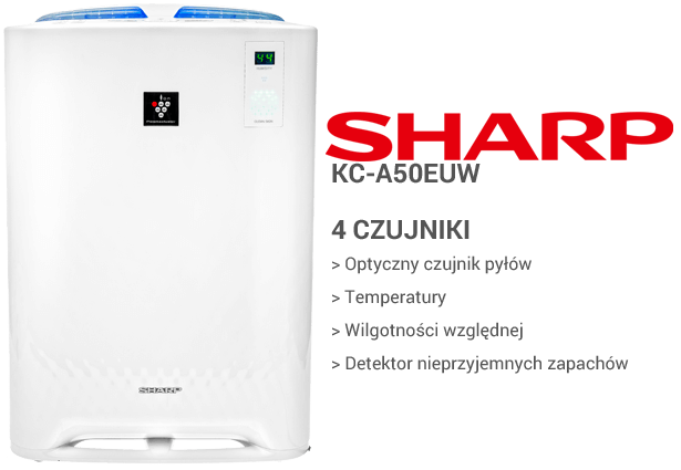 Sharp KC-A50EUW czujniki