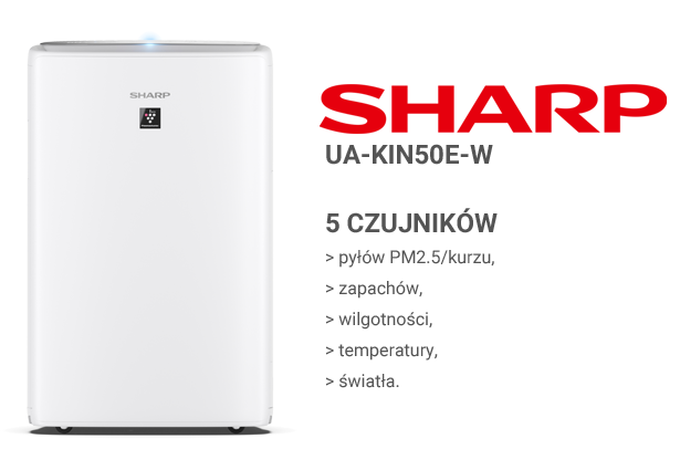 Sharp UA-KIN50E-W czujniki