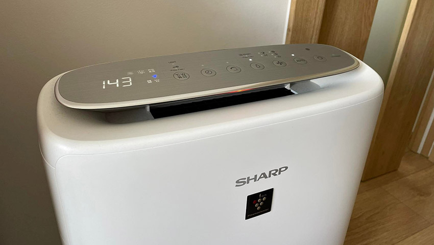 Sharp UA-KIN50E-W - wskaźniki jakości powietrza