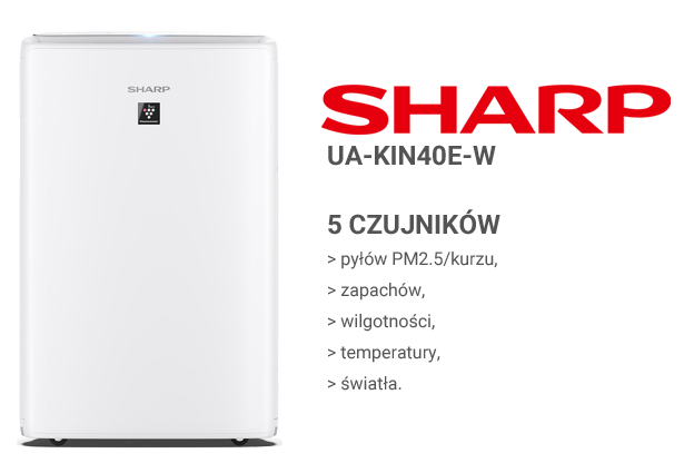 Sharp UA-KIN40E-W czujniki