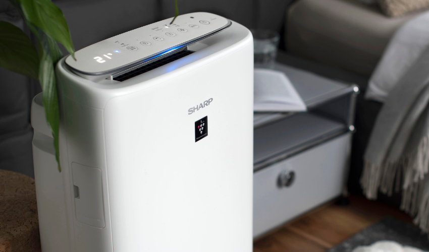 Wskaźniki jakości powietrza w Sharp UA-KIN40E-W