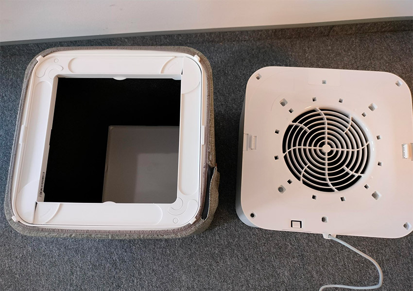 Blueair Blue 3610 widok na wnętrze