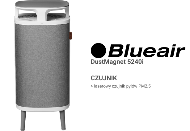 Blueair DustMagnet 5240i czujnik