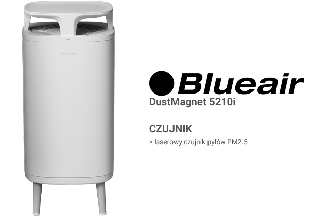 Blueair DustMagnet 5210i czujnik
