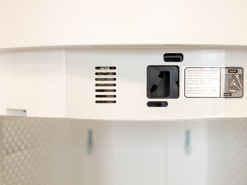 Philips Dual Scan AC3858/51 czujnik na wlocie i wylocie powietrza