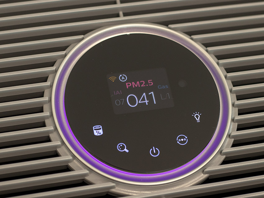 Philips Dual Scan AC3858/51 zbliżenie na wyświetlacz