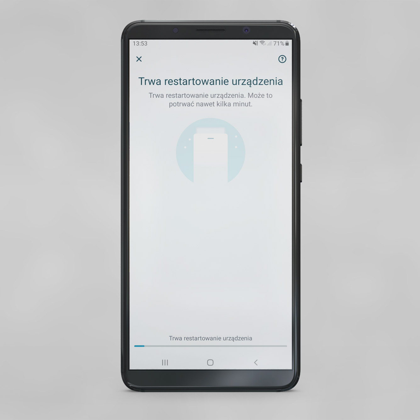 Zrzut z aplikacji Dyson ONECTA