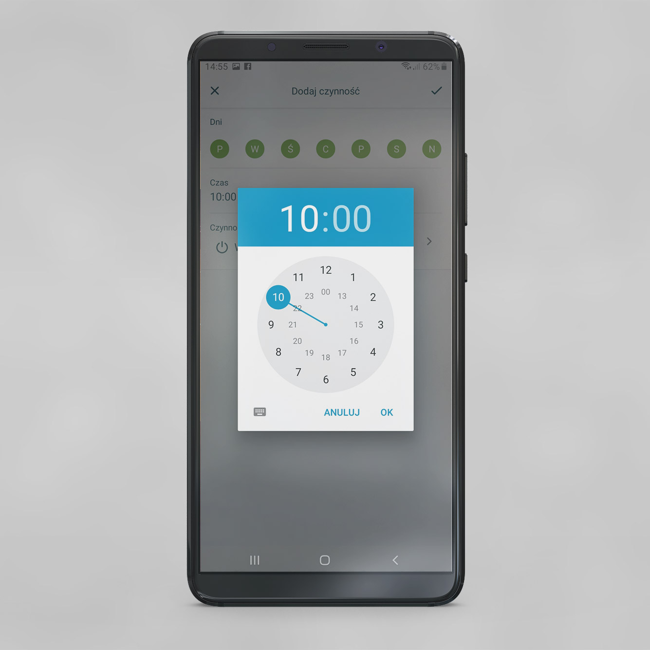 Zrzut z aplikacji Dyson ONECTA