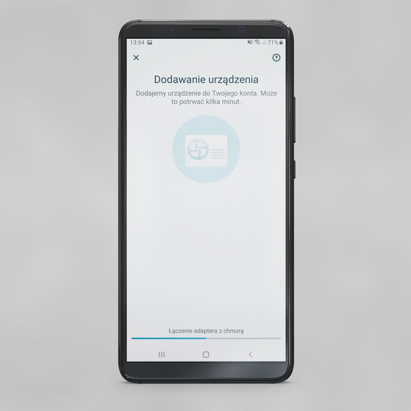 Zrzut z aplikacji Dyson ONECTA