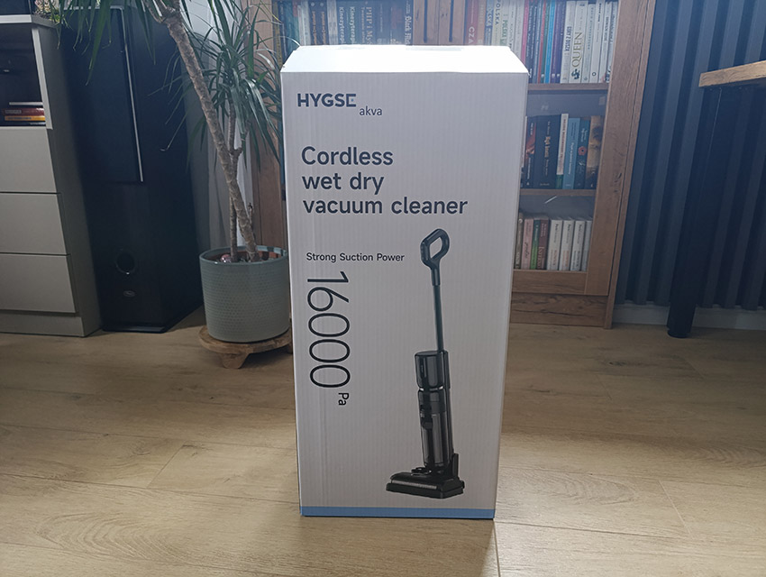 HYGSE akva - odkurzacz w pudełku wewnętrznym