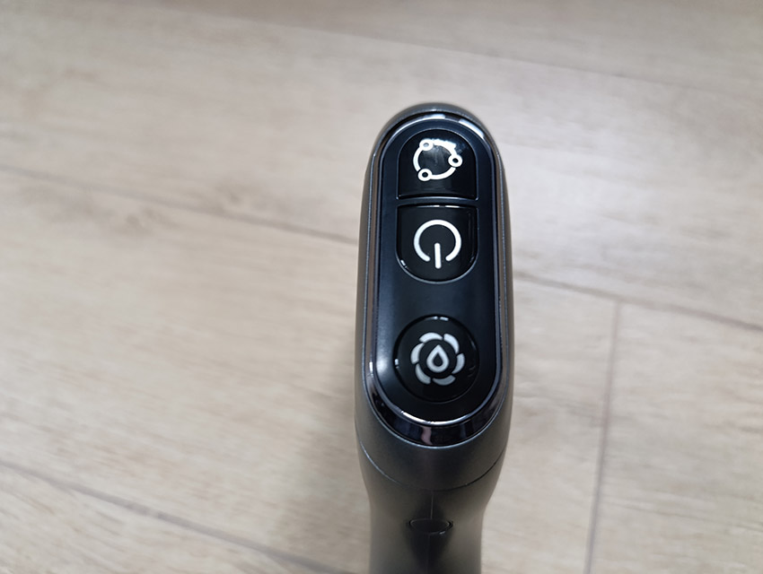 HYGSE akva - przyciski sterowania na uchwycie