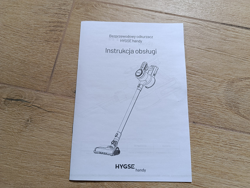 HYGSE handy - instrukcja obsługi