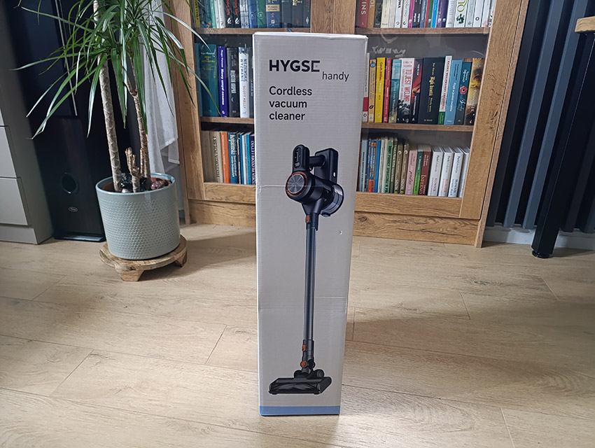 HYGSE handy - odkurzacz w pudełku wewnętrznym
