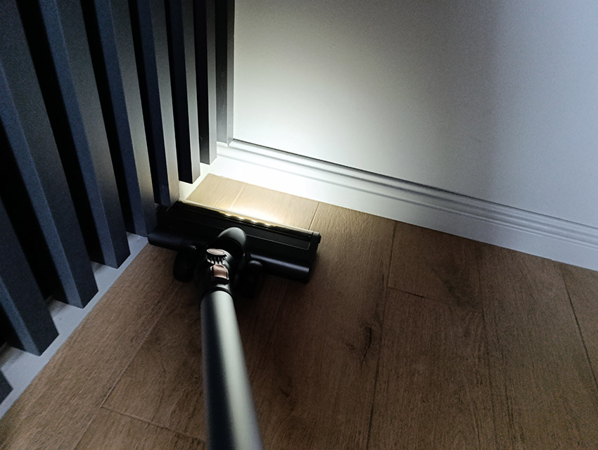 HYGSE handy - elektroszczotka i działanie podświetlenia LED