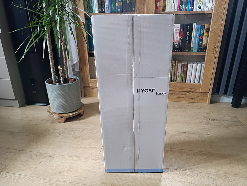 HYGSE handy - odkurzacz w pudełku wewnętrznym