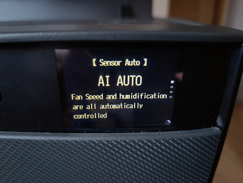 Sharp KI-TX100EU-H - wybór trybu AI