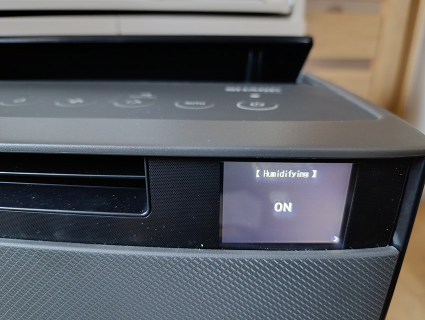 Sharp KI-TX100EU-H - włączenie nawilżacza