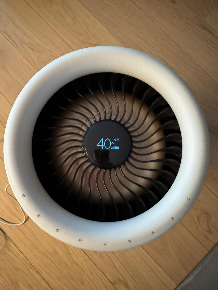 wyświetlacz w LIFAair LAH302