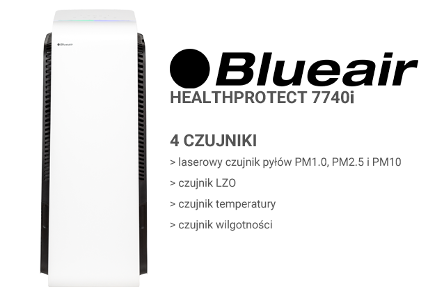 Blueair HealthProtect 7740i czujniki