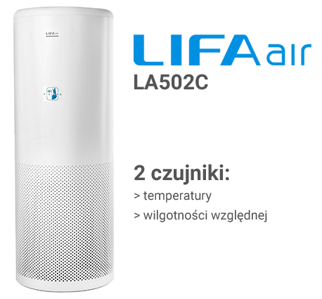 LIFAair LA502C czujniki